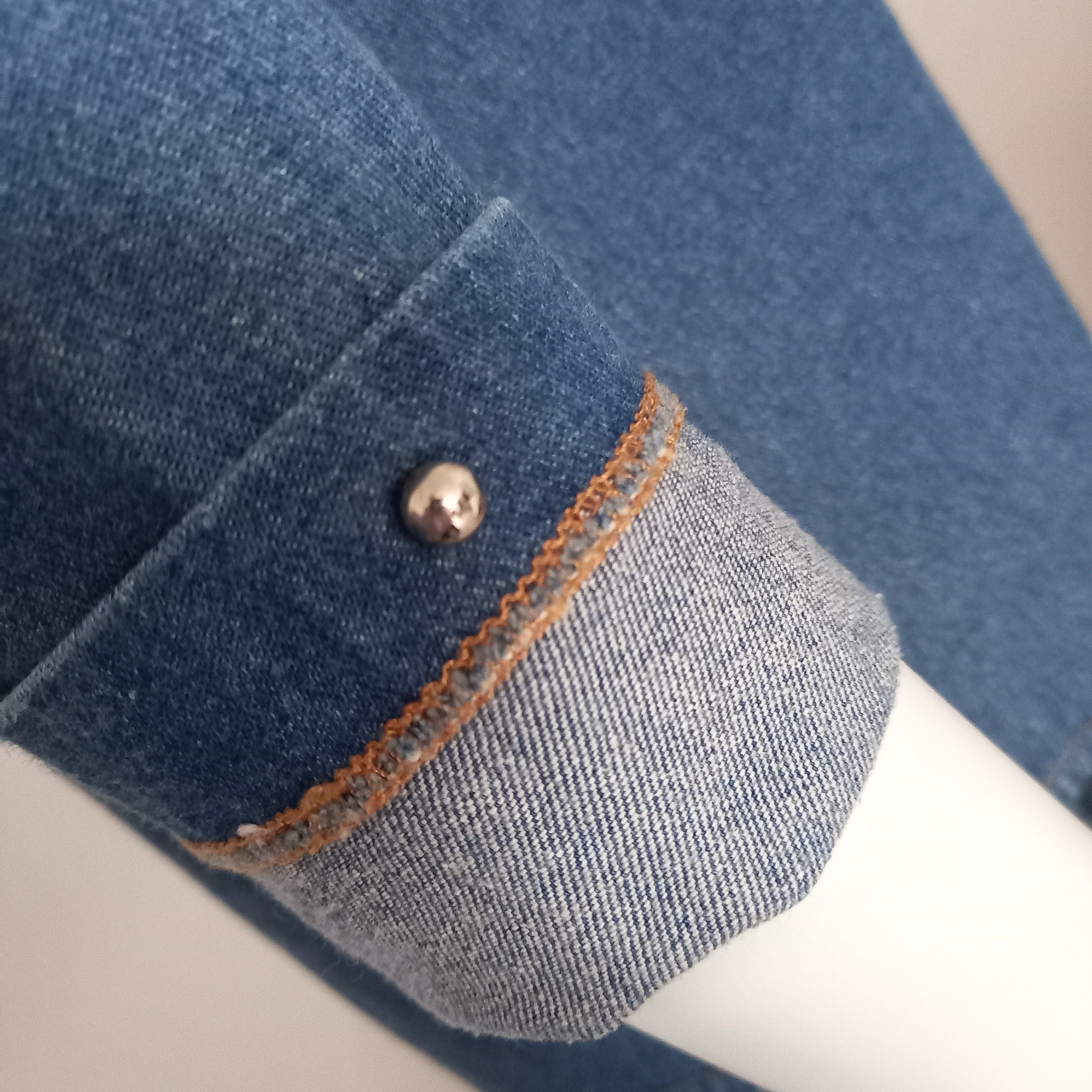 Haut (tunique ) bleu en Jeans Roseanna Taille 36 Bon état - Vue 5 - 